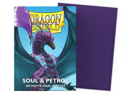 Gamers Guild AZ Dragon Shield Dragon Shield: Matte Dual -Soul & Petrol 100ct (Pre-Order) GTS