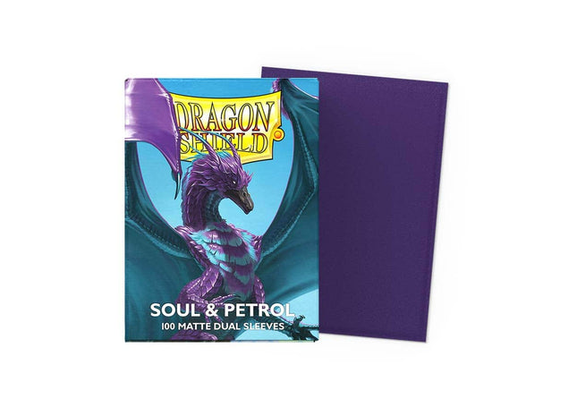 Gamers Guild AZ Dragon Shield Dragon Shield: Matte Dual -Soul & Petrol 100ct (Pre-Order) GTS