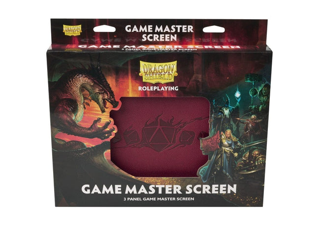 Gamers Guild AZ Dragon Shield Dragon Shield Roleplaying - Game Master Screen Blood Red Southern Hobby