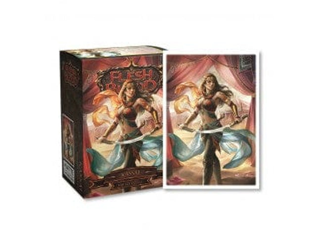 Gamers Guild AZ Dragon Shield Dragon Shield Sleeves: 100ct Box Brushed Art - Flesh and Blood Kassai Sleeves Southern Hobby