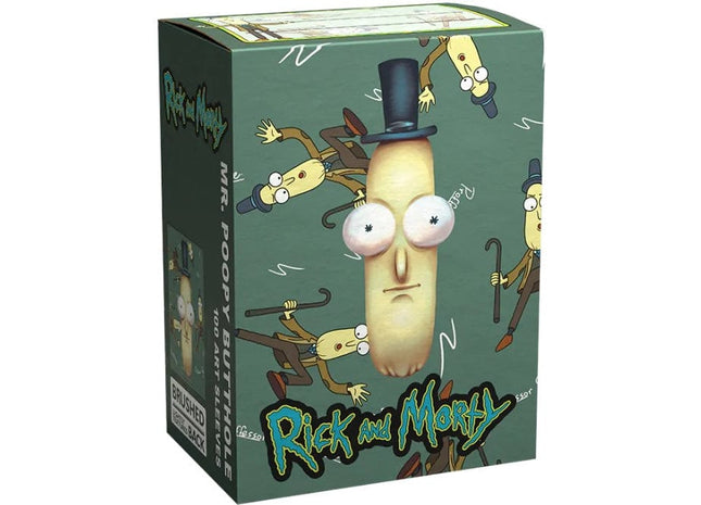 Gamers Guild AZ Dragon Shield Dragon Shield Sleeves - 100ct Box Brushed Art - Rick and Morty - Mr Poopy Butthole Southern Hobby