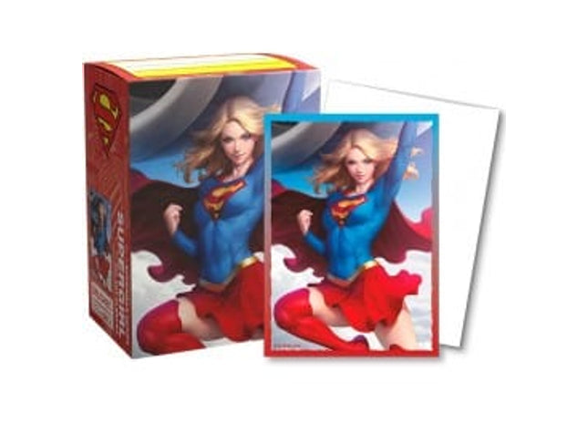 Gamers Guild AZ Dragon Shield Dragon Shield Sleeves: 100ct Box Brushed Art - Supergirl Southern Hobby
