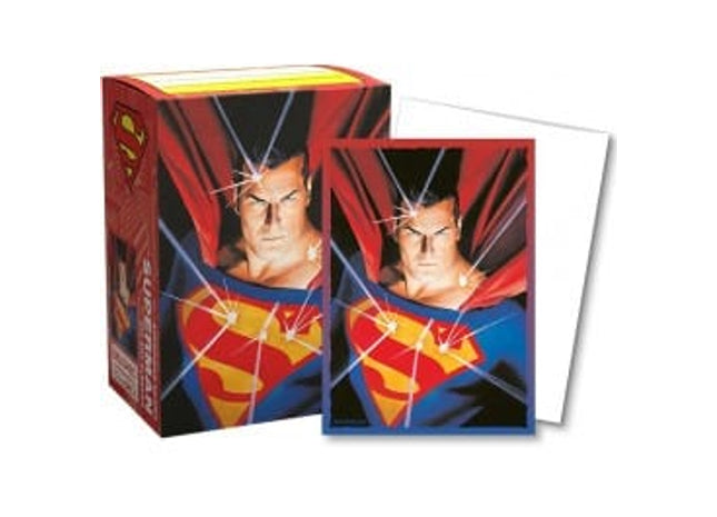 Gamers Guild AZ Dragon Shield Dragon Shield Sleeves: 100ct Box Brushed Art - Superman (Bullet Proof) Southern Hobby