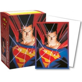 Gamers Guild AZ Dragon Shield Dragon Shield Sleeves: 100ct Box Brushed Art - Superman (Bullet Proof) Southern Hobby