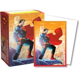 Gamers Guild AZ Dragon Shield Dragon Shield Sleeves: 100ct Box Brushed Art - Superman (Striking) Southern Hobby