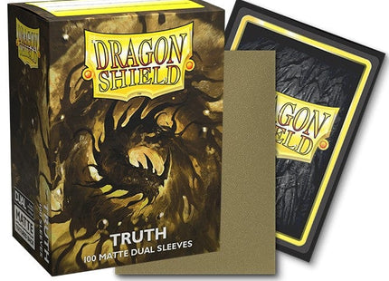 Gamers Guild AZ Dragon Shield Dragon Shield Sleeves - 100ct Box Dual Matte - Gold Truth Southern Hobby