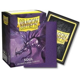 Gamers Guild AZ Dragon Shield Dragon Shield Sleeves - 100ct Box Dual Matte - Soul Purple Southern Hobby