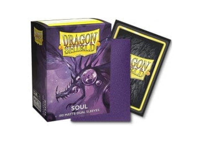 Gamers Guild AZ Dragon Shield Dragon Shield Sleeves - 100ct Box Dual Matte - Soul Purple Southern Hobby