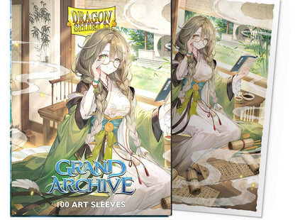 Gamers Guild AZ Dragon Shield Dragon Shield Sleeves - 100ct Box Matte Art - Grand Archive - Kongming, Wayward Maven Southern Hobby