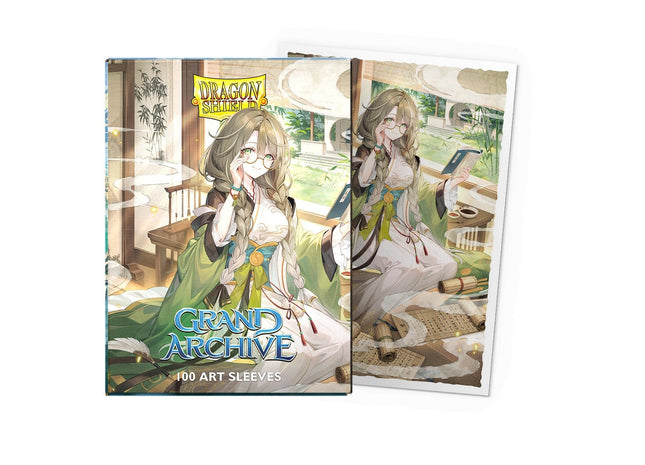 Gamers Guild AZ Dragon Shield Dragon Shield Sleeves - 100ct Box Matte Art - Grand Archive - Kongming, Wayward Maven Southern Hobby