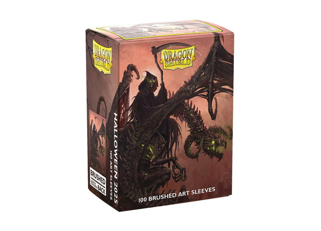 Gamers Guild AZ Dragon Shield Dragon Shield Sleeves: Brushed Art Halloween 2025 100ct (Pre-Order) Southern Hobby