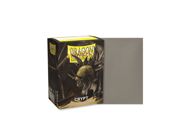 Dragon Shield - Matte Dual Sleeves: Crypt Grey (100ct), Board Game