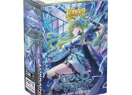 Gamers Guild AZ Dragon Shield Dragon Shield Sleeves: Grand Archive Standard Matte Dual Art - Lorraine, Arclight Saber 100ct (Pre-Order) Southern Hobby