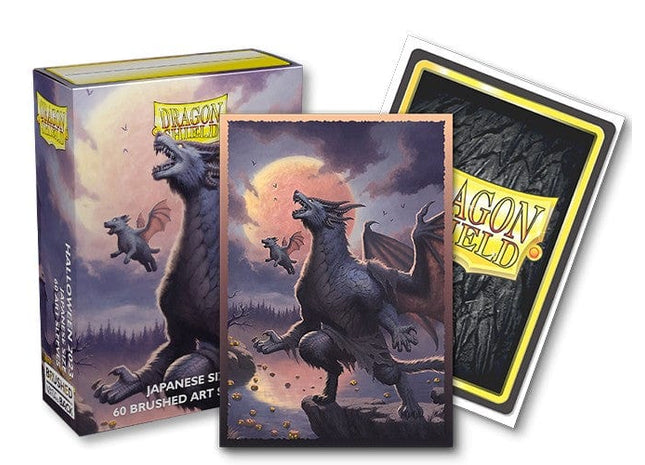 Gamers Guild AZ Dragon Shield Dragon Shield Sleeves: Japanese Brushed Art - Halloween 2023 60ct Pack Southern Hobby