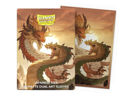 Gamers Guild AZ Dragon Shield Dragon Shield Sleeves: Japanese Matte Dual Art - Year of the Wood Snake 2025 60CT Southern Hobby