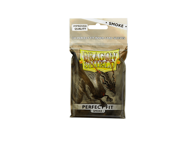 Gamers Guild AZ Dragon Shield Dragon Shield: Sleeves - Perfect Fit Smoke Toploaders Southern Hobby