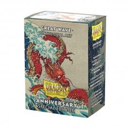 Gamers Guild AZ Dragon Shield Dragon Shield Sleeves: Standard Matte Dual Art 25th Anniversary - Great Wave (100ct) Southern Hobby