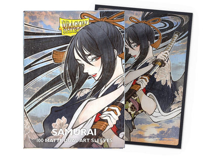 Gamers Guild AZ Dragon Shield Dragon Shield Sleeves: Standard Matte Dual Art - Samurai 100CT Southern Hobby