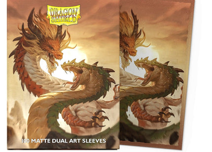 Gamers Guild AZ Dragon Shield Dragon Shield Sleeves: Standard Matte Dual Art - Year of the Wood Snake 2025 100CT (Pre-Order) Southern Hobby