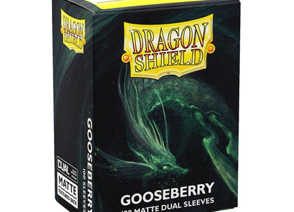Gamers Guild AZ Dragon Shield Dragon Shield Sleeves: Standard Matte Dual - Gooseberry 100CT Southern Hobby