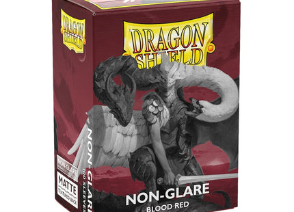 Gamers Guild AZ Dragon Shield Dragon Shield Sleeves: Standard Matte Non-Glare Blood Red 100CT Southern Hobby