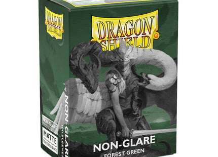 Gamers Guild AZ Dragon Shield Dragon Shield Sleeves: Standard Matte Non-Glare Forest Green 100CT Southern Hobby
