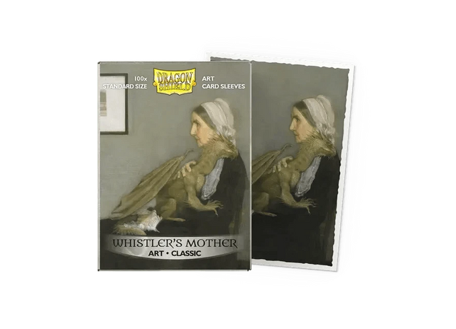 Gamers Guild AZ Dragon Shield Dragon Shield: Standard Classic Art Dragons in Art - Whistler's Mother 100CT Southern Hobby