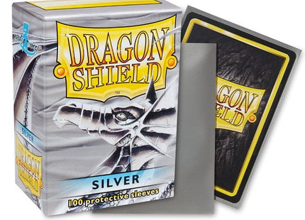 Gamers Guild AZ Dragon Shield Dragon Shield: Standard Classic - Silver 100CT Southern Hobby