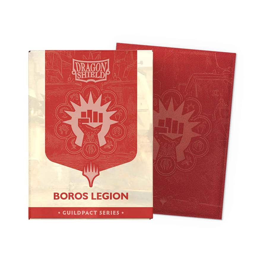 mtg boros card sleeves 100 Ultra Pro MAGIC RETURN TO RAVNICA ORZHOV Deck Protector Theres a weight to it that belies its sizea weight of strength and of pride Dragon Shield: Standard Matte Dual