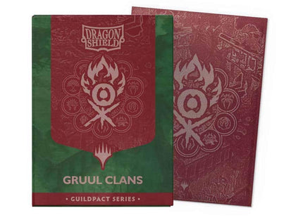 Gamers Guild AZ Dragon Shield Dragon Shield: Standard Matte Dual Art: Magic the Gathering Guildpact Series - Gruul Clans 100ct (Pre-Order) GTS