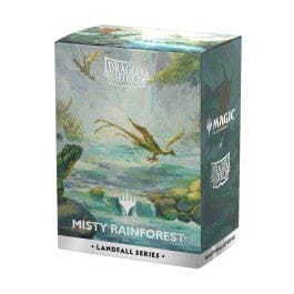 Gamers Guild AZ Dragon Shield Dragon Shield: Standard Matte Dual Art Magic the Gathering Landfall Series - Misty Rainforest 100ct (Pre-Order) Southern Hobby