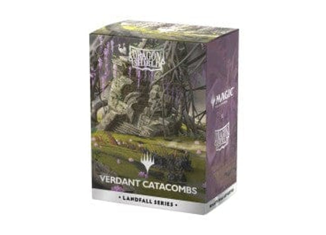Gamers Guild AZ Dragon Shield Dragon Shield: Standard Matte Dual Art Magic the Gathering Landfall Series - Verdant Catacombs 100ct (Pre-Order) Southern Hobby