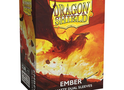 Gamers Guild AZ Dragon Shield Dragon Shield: Standard Matte Dual - Ember 100CT Southern Hobby