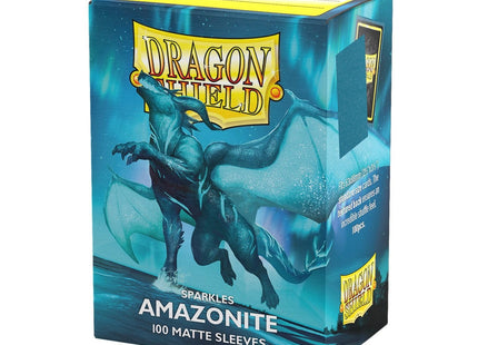 Gamers Guild AZ Dragon Shield Dragon Shield: Standard Matte Sparkles - Amazonite 100ct (Pre-Order) Southern Hobby