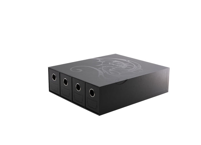 Gamers Guild AZ Dragon Shield Dragon Shield Storage: Fortress Card Drawers Horizonal 4 - Black (Pre-Order) Southern Hobby