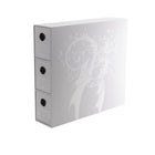 Gamers Guild AZ Dragon Shield Dragon Shield Storage: Fortress Card Drawers Verticle 3 XL - White (Pre-Order) Southern Hobby