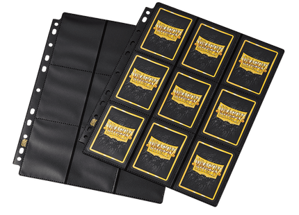 Gamers Guild AZ Dragon Shield Sleeves Dragon Shield Sleeves: 18-Pocket Pages Non-Glare (50) GTS