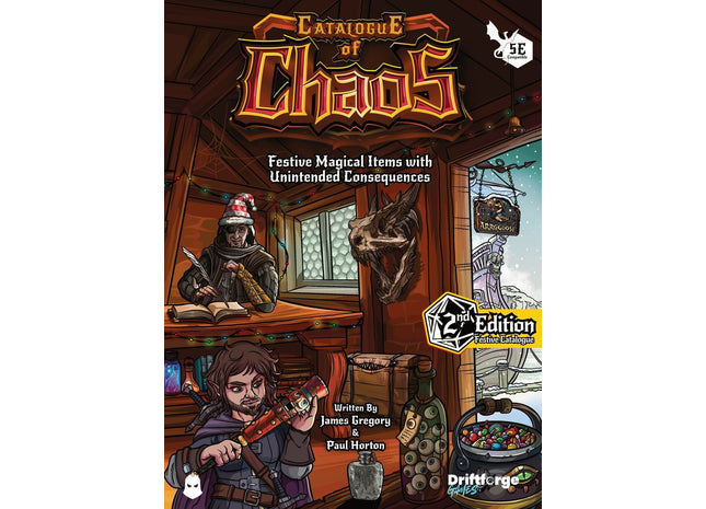 Gamers Guild AZ Driftforge Games Catalogue of Chaos: Edition 2 - Festive Magical Items with Unintended Consequences (Pre-Order) AGD