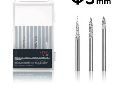 Gamers Guild AZ DSPIAE DSPIAE: GH-001 Double Cut Tungsten Carbide Rotary Burr*3 (Pre-Order) LSG