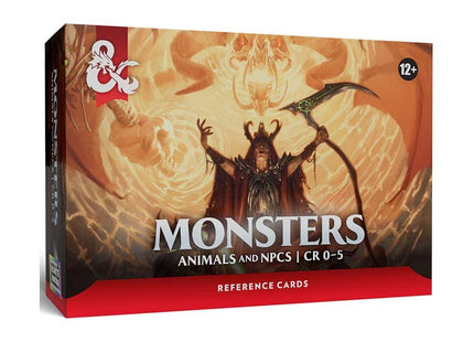 Gamers Guild AZ Dungeons & Dragons Dungeons & Dragons: Reference Cards - Monsters (Animals and NPCs) (Pre-Order) GTS