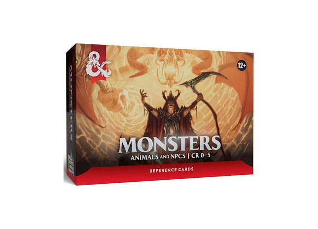 Gamers Guild AZ Dungeons & Dragons Dungeons & Dragons: Reference Cards - Monsters (Animals and NPCs) (Pre-Order) GTS