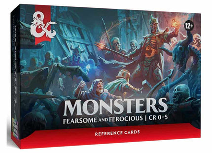 Gamers Guild AZ Dungeons & Dragons Dungeons & Dragons: Reference Cards - Monsters (Fearsome and Ferocious) (Pre-Order) GTS