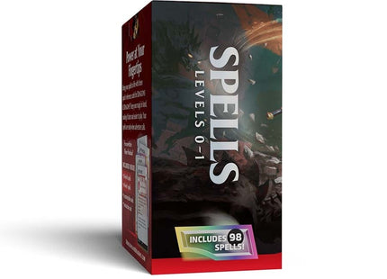 Gamers Guild AZ Dungeons & Dragons Dungeons & Dragons: Reference Cards - Spells 1 (Levels 0-1) (Pre-Order) GTS