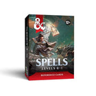 Gamers Guild AZ Dungeons & Dragons Dungeons & Dragons: Reference Cards - Spells 1 (Levels 0-1) (Pre-Order) GTS