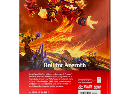 Gamers Guild AZ Dungeons & Dragons Dungeons & Dragons: World Of Warcraft (Pre-Order) AGD
