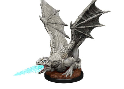 Gamers Guild AZ Dungeons & Dragons WIZ90589 D&D Minis: Wave 19 White Dragon Wyrmling GTS
