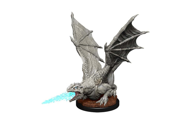 Gamers Guild AZ Dungeons & Dragons WIZ90589 D&D Minis: Wave 19 White Dragon Wyrmling GTS