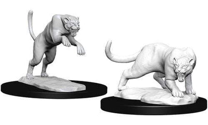 Gamers Guild AZ Dungeons & Dragons WZK73404 D&D Minis: Wave 6- Panther & Leopard Southern Hobby