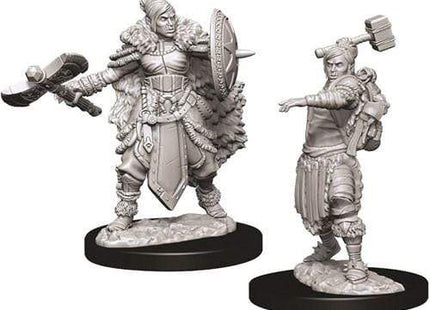 Gamers Guild AZ Dungeons & Dragons WZK73703 D&D Minis: Wave 9- Female Half-Orc Barbarian Southern Hobby