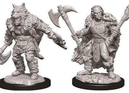 Gamers Guild AZ Dungeons & Dragons WZK73704 D&D Minis: Wave 9- Male Half-Orc Barbarian Southern Hobby